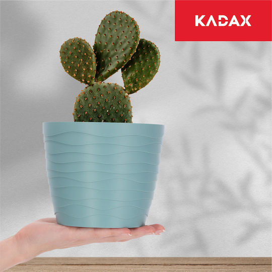 Kadax Plastic Green Flower Pot 15x15cm