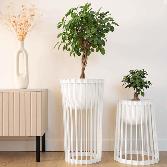 Kadax Kadax Kunststoff Blumentopf Weiß 29cm