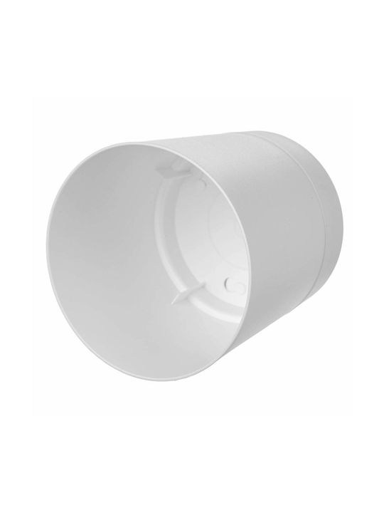 Kadax Plastic White Flower Pot with Saucer 27.5x27.5cm