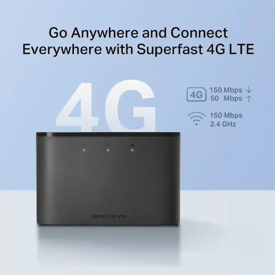 Mercusys MT110 v2 Drahtloser 4G Tragbarer Hotspot Wi‑Fi 4