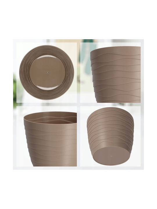 Kadax Γλάστρα Πλαστική Beige Kadax Γλάστρα Πλαστική Beige