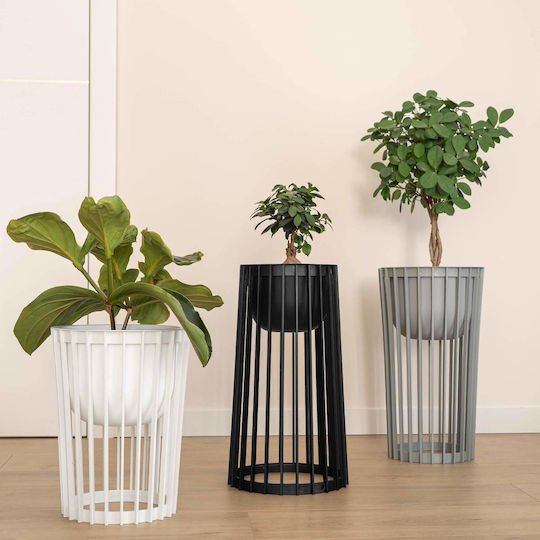 Kadax Kadax Kunststoff-Blumentopf Weiß