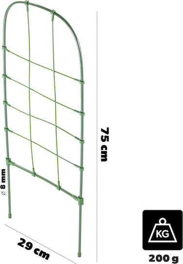 Suport Scară De Grădină 29 X 75 Cm Verde 1 Buc