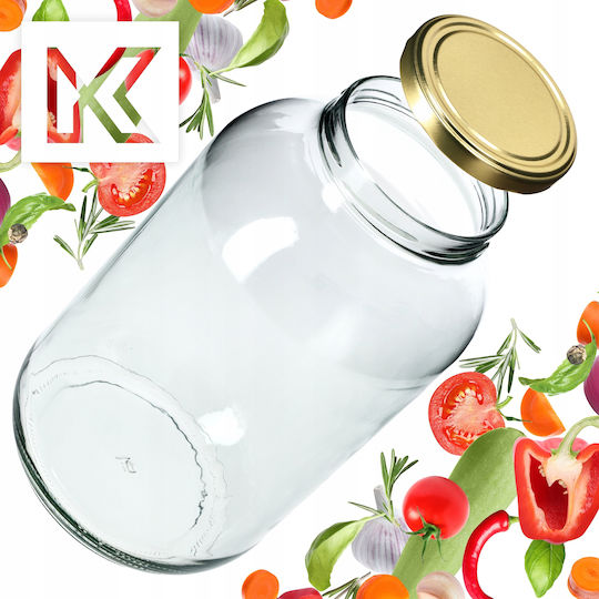 Kadax Glas Gefäß Preserves 4000ml (2Stück)