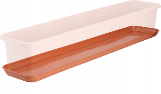 Kadax Пластмасова Чиния За Пот Terracotta 80x15.5см 31523