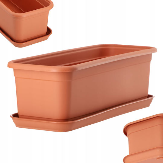 Kadax Plastic Orange Pot Plate 40x14.9cm 31518