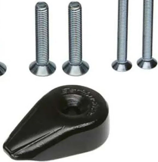Barkbusters Bar End Weight Handlebar Counterweight Sliders Black