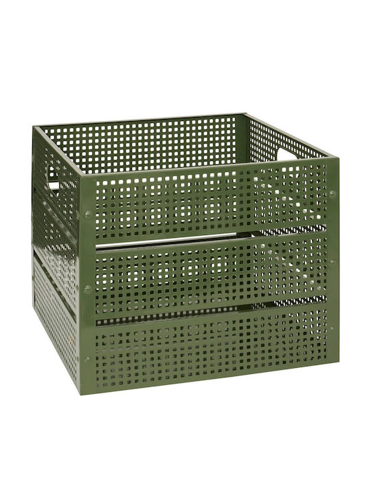 Atmosphera Πλαστικό Κουτί Αποθήκευσης με Καπάκι 35x35x30cm