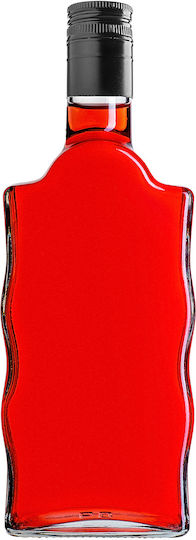 Glass 500ml Liqueur Bottle Long Black Cap 1 Pc
