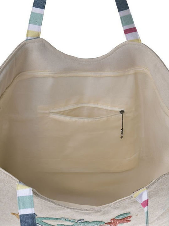 Ble Resort Collection Terrycloth Beach Bag Ecru