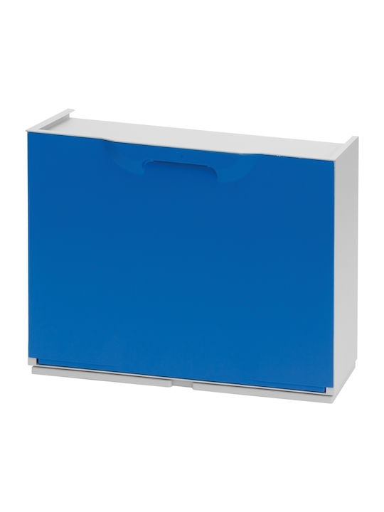 Plastică Suport pentru pantofi Unika cu 1 Raft Albastru L51xW17.3xH41cm