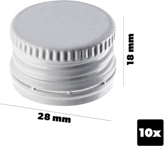 Bottle Caps Fi28 Bottle Caps Caps 10 Pcs White