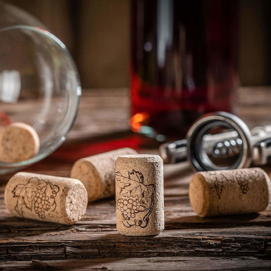 Wine Bottle Stoppers Corks Agglomerated Natural 23x38 50pcs