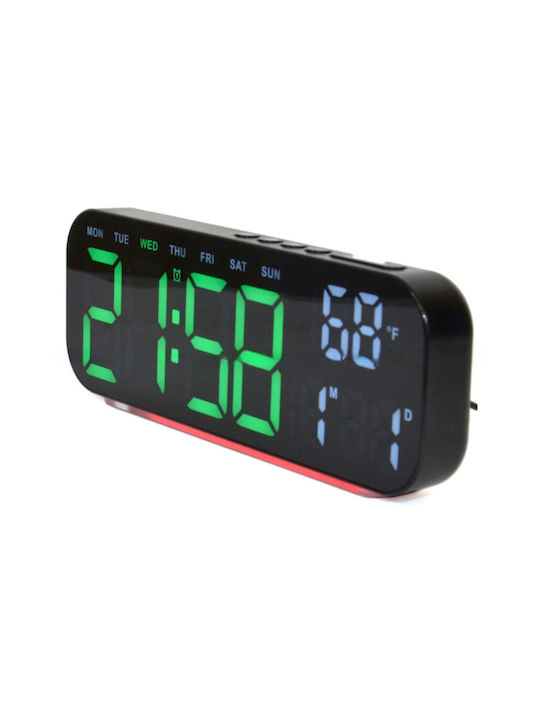 SPV Ceas De Masă Digital Cu Ceas Deșteptător Negru SPV-384-KAOLD