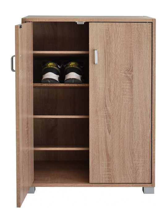 Suport pentru pantofi cu 5 Rafturi Bej L60xW30xH83.5cm