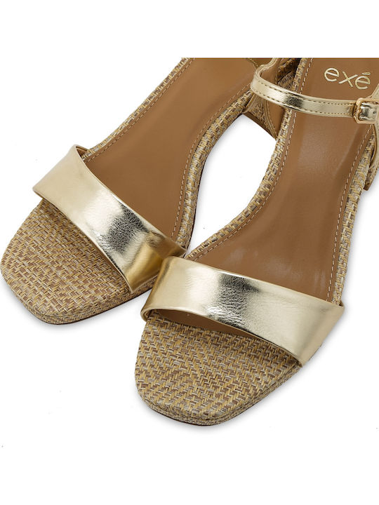 Gold Damen Sandalen
