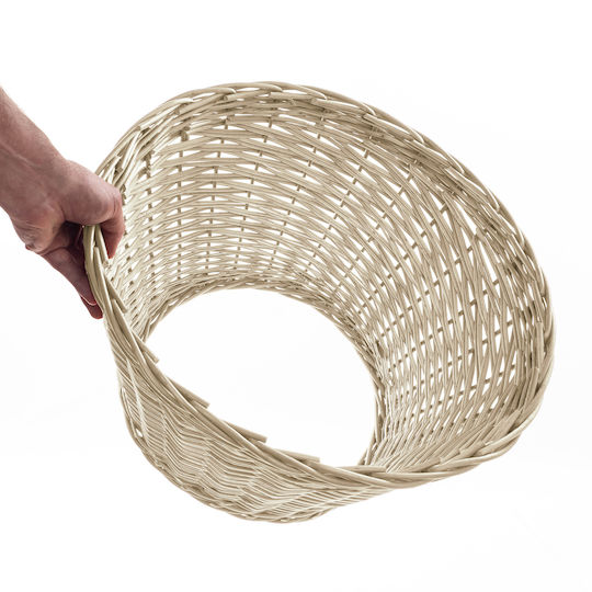 Kadax Weihnachtsbaumständer Weiß Korbweide Durchmesser 55cm