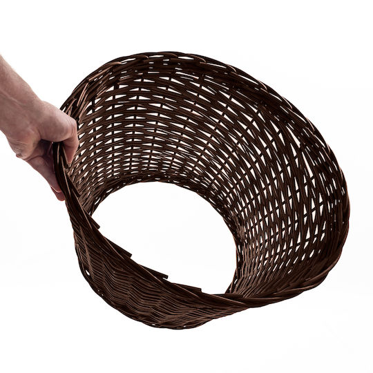 Kadax Weihnachtsbaumständer Braun Korbweide Durchmesser 45cm