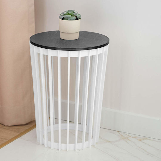 Standing Flower Plant Stand Loft Double-sided White 53.5 Cm