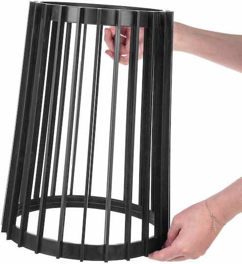 Standing Flower Plant Stand Loft Double-sided Black 53.5 Cm