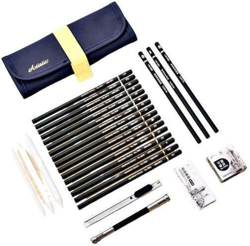 Professional Sketch Pencil Set 27 Pieces Er D L