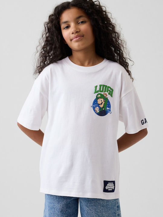 Kids Top Short-sleeved Off White