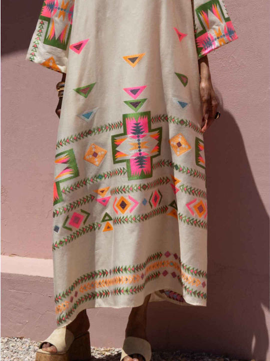 Summer Maxi Dress Beige