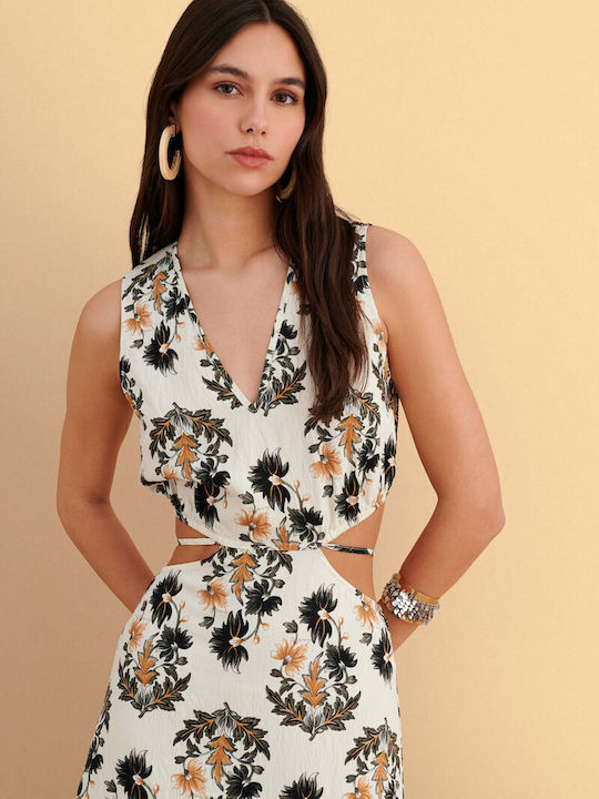 Summer Midi Dress for Wedding / Christening Multicolour