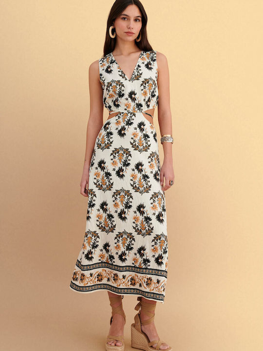 Summer Midi Dress for Wedding / Christening Multicolour