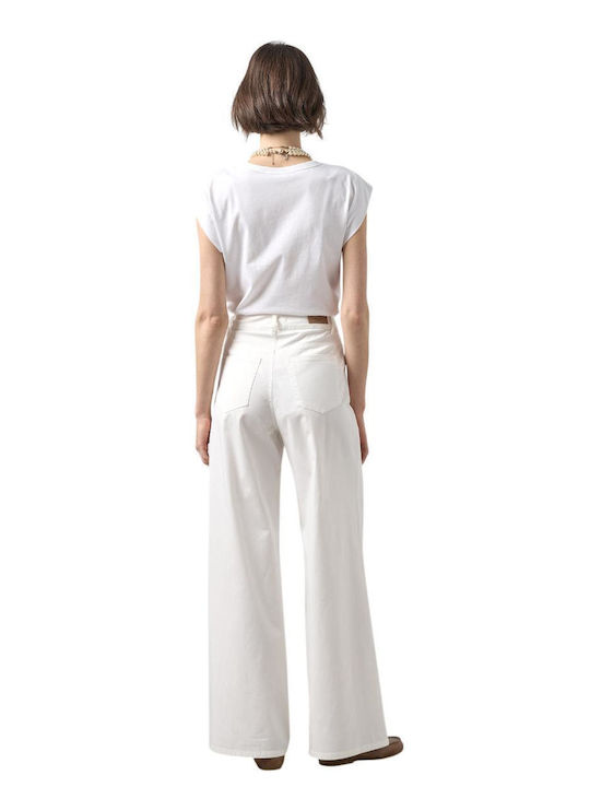 Women's High Rise Pantaloons White