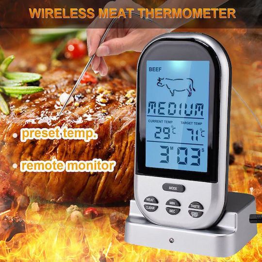 SPV Wireless Digital Oven Thermometer with Probe