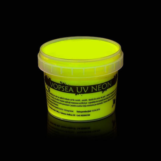 Neon Yellow Uv Paint