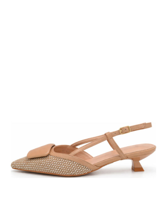 Pointed Toe Heels Beige SV-VB67301-26ML-Beige