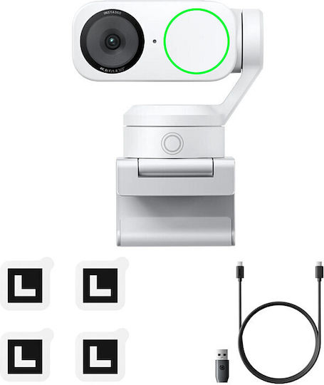 Insta360 Link 2 Arctic White Cameră Web 4K cu Autofocus