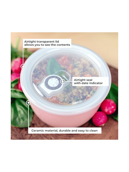 Lätt Home Кутия за Храна Керамична Жълта 500ml