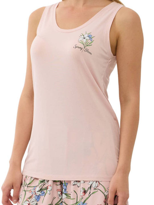 GoldenBay Summer Women's Pink Soft Pyjama Set