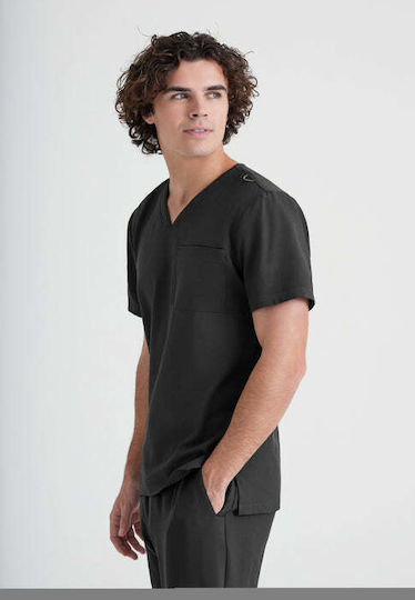 Grey's Anatomy Male Medical Blouse Black