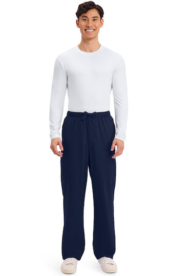 Cherokee Men's Medical Pants Navy Blue Cotton and Polyester
