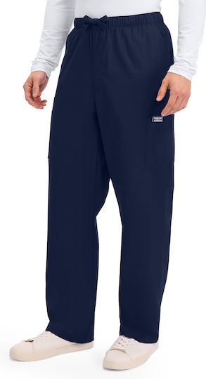Cherokee Men's Medical Pants Navy Blue Cotton and Polyester