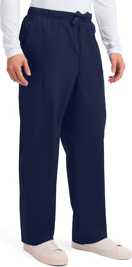 Cherokee Men's Medical Pants Navy Blue Cotton and Polyester