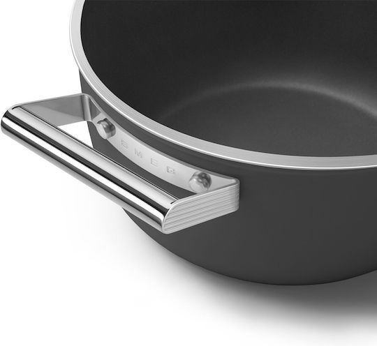 Smeg Oală Adâncă Stilul Anilor 50 Din Aluminiu 5.4lt 24cm