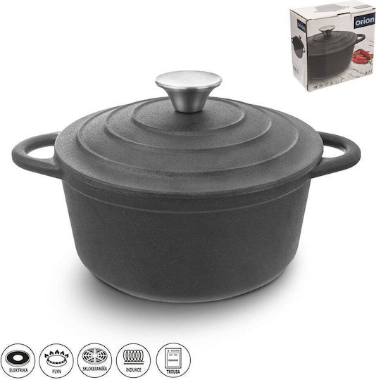 Orion Litina Βαθιά Κατσαρόλα από Μαντέμι 2.7lt / 20cm