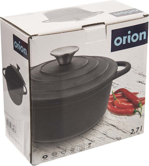 Orion Litina Βαθιά Κατσαρόλα από Μαντέμι 2.7lt / 20cm