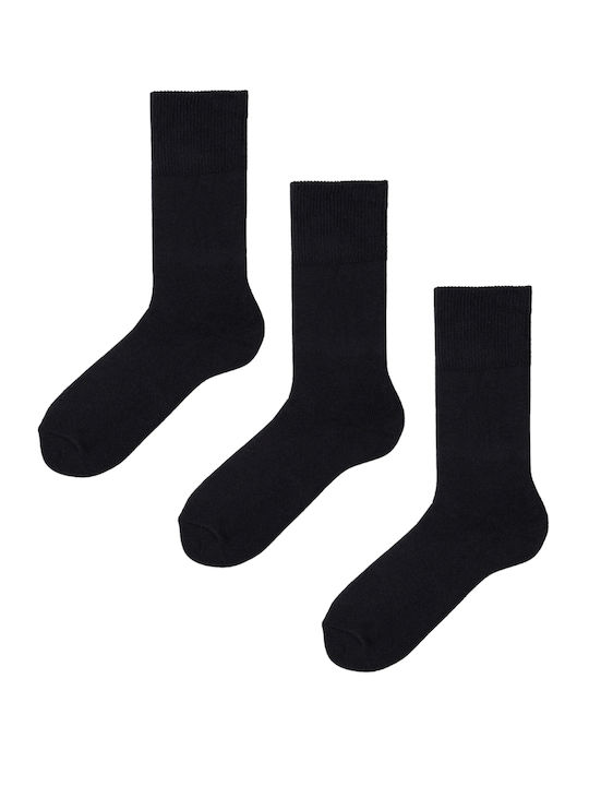 Soma Socks Lässige Männliche Schwarze Socken 3er Pack SS2092