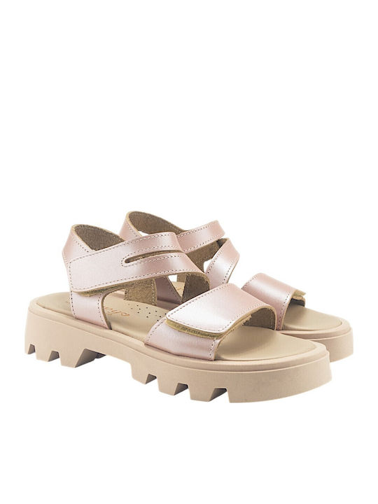 Kindersandalen Rosa Gold AΚ26-46