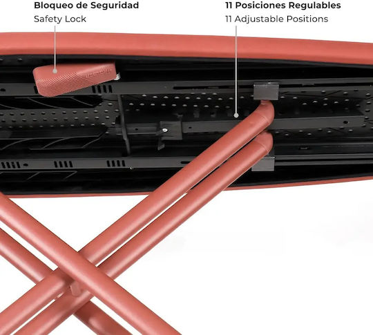 Rolser Σιδερώστρα για Σίδερο Ατμού Σπαστή 130x37x96cm