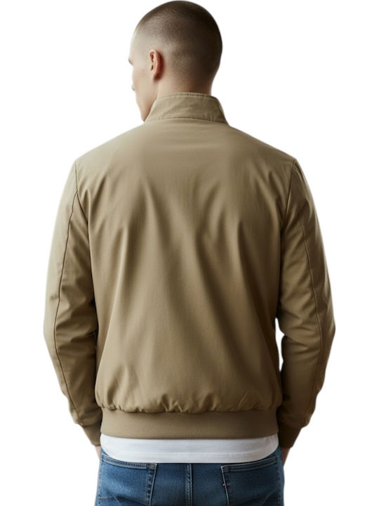 Herren Jacken Camouflage Braun