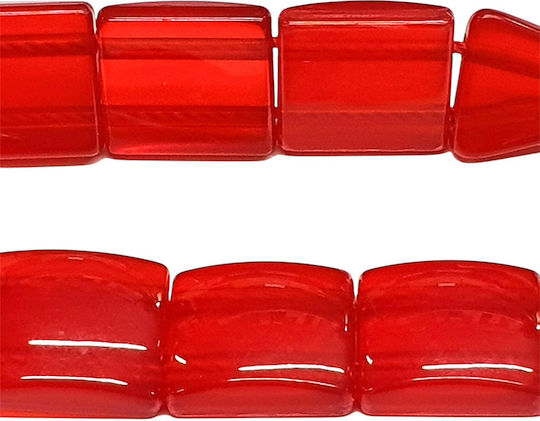 Roloi Komboloi Begleri with 11 Resin Beads Length 32cm Red