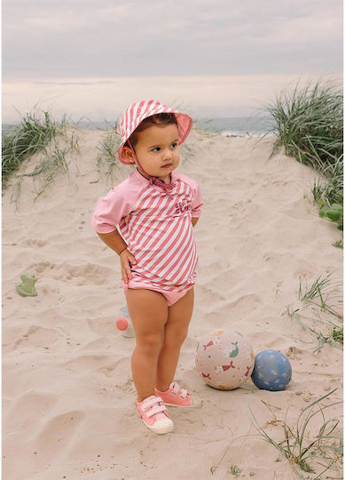 Beach Poncho Sun Protection Hood Bloom&blush 1-3 Years – Monneka