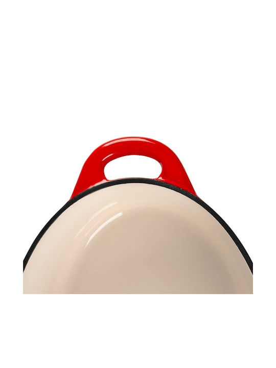 SGTT Găstră Ovală Din Fontă 30x23cm 4.4lt